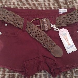 New Ruby Shorts + Belt